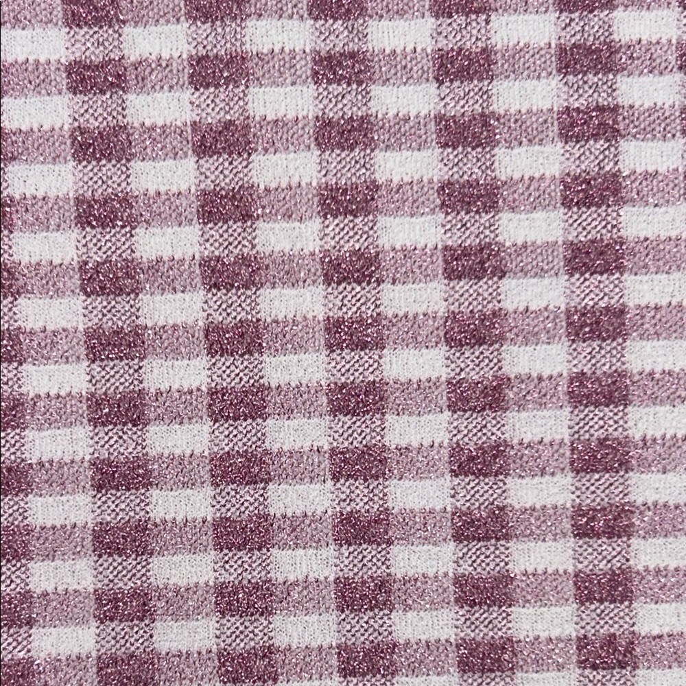 NWT Pink Gingham Shimmer Shorts - Picture 2 of 9